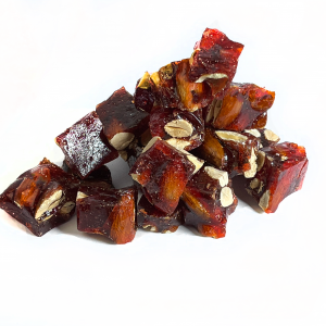 Nougat rouge aux amandes